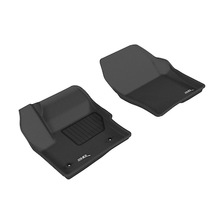 3D Maxpider Carbon Fiber Embossed Pattern Kagu Black 1st Row for 2015-2016 Lincoln MKC L1LC00711509